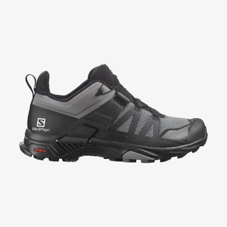 Salomon X ULTRA 4 Mens Hiking Shoes Black/Grey | Salomon South Africa